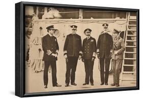 King George V visiting the fleet, November 1917 (1935)-Unknown-Framed Photographic Print