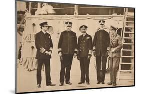 King George V visiting the fleet, November 1917 (1935)-Unknown-Mounted Photographic Print