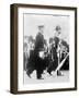 King George V with the Duke of Cornwall in the funeral procession of King Edward VII, 1910-null-Framed Photographic Print