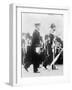 King George V with the Duke of Cornwall in the funeral procession of King Edward VII, 1910-null-Framed Photographic Print