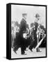 King George V with the Duke of Cornwall in the funeral procession of King Edward VII, 1910-null-Framed Stretched Canvas