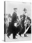 King George V with the Duke of Cornwall in the funeral procession of King Edward VII, 1910-null-Stretched Canvas