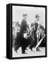 King George V with the Duke of Cornwall in the funeral procession of King Edward VII, 1910-null-Framed Stretched Canvas