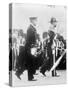 King George V with the Duke of Cornwall in the funeral procession of King Edward VII, 1910-null-Stretched Canvas