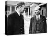 King George VI and Clement Attlee, Buckingham Palace, 1945-null-Stretched Canvas