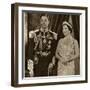 King George VI and Queen Elizabeth 1937-null-Framed Photographic Print