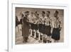 King George Vi and Queen Elizabeth Attend the Association Football Cup Final, 1937-null-Framed Photographic Print