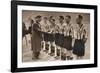 King George Vi and Queen Elizabeth Attend the Association Football Cup Final, 1937-null-Framed Photographic Print