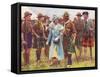 King George VI and Queen Elizabeth Inspect Scouts at Portree, on the Isle of Skye C1935-null-Framed Stretched Canvas