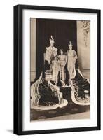 King George Vi and Queen Elizabeth on their Coronation Day, 1937-null-Framed Photographic Print