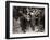King George VI and Queen Elizabeth Visit the East End, London During WWII-null-Framed Photographic Print