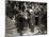 King George VI and Queen Elizabeth Visit the East End, London During WWII-null-Mounted Photographic Print