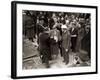 King George VI and Queen Elizabeth Visit the East End, London During WWII-null-Framed Photographic Print