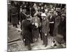 King George VI and Queen Elizabeth Visit the East End, London During WWII-null-Mounted Photographic Print