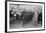 King George VI inspects firemen on his visit to Birmingham during WW2-Staff-Framed Photographic Print