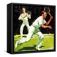 King George Vi Played in the Men's Doubles at Wimbledon in 1926-McConnell-Framed Stretched Canvas