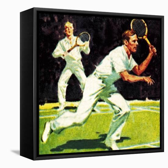 King George Vi Played in the Men's Doubles at Wimbledon in 1926-McConnell-Framed Stretched Canvas