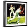 King George Vi Played in the Men's Doubles at Wimbledon in 1926-McConnell-Framed Giclee Print