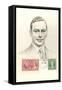 King George VI-null-Framed Stretched Canvas