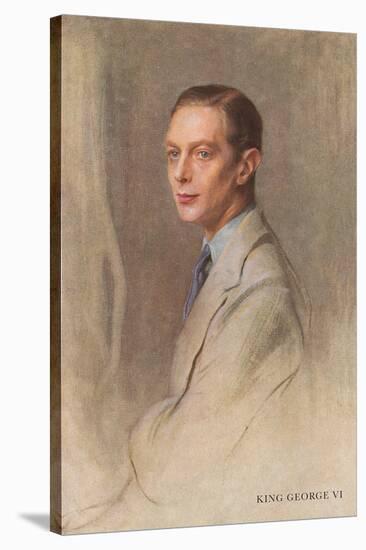 King George VI-null-Stretched Canvas