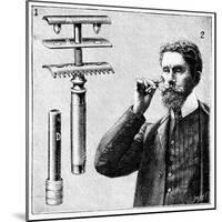 King Gillette's Safety Razor with Replaceable Blade, 1905-null-Mounted Giclee Print