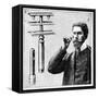 King Gillette's Safety Razor with Replaceable Blade, 1905-null-Framed Stretched Canvas