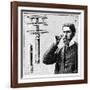 King Gillette's Safety Razor with Replaceable Blade, 1905-null-Framed Giclee Print