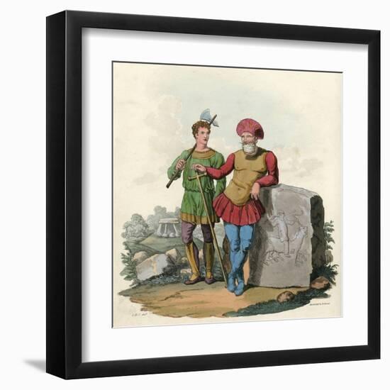 King Gorm of Denmark-Charles Hamilton Smith-Framed Art Print