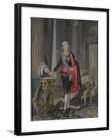 King Gustav III of Sweden (1746-92) 1792-Niclas II Lafrensen-Framed Giclee Print