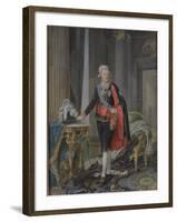 King Gustav III of Sweden (1746-92) 1792-Niclas II Lafrensen-Framed Giclee Print