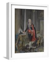 King Gustav III of Sweden (1746-92) 1792-Niclas II Lafrensen-Framed Giclee Print