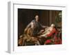 King Gustav III of Sweden and His Brothers, 1771-Alexander Roslin-Framed Giclee Print