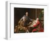 King Gustav III of Sweden and His Brothers, 1771-Alexander Roslin-Framed Premium Giclee Print