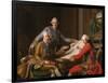 King Gustav III of Sweden and His Brothers, 1771-Alexander Roslin-Framed Giclee Print