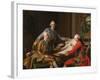 King Gustav III of Sweden and His Brothers, 1771-Alexander Roslin-Framed Giclee Print