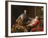 King Gustav III of Sweden and His Brothers, 1771-Alexander Roslin-Framed Giclee Print