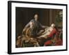 King Gustav III of Sweden and his Brothers, 1771-Alexander Roslin-Framed Giclee Print