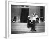 King Haakon VII of Norway, His Son Olav and Princess Victoria at Bygdoy, Norway, 1908-null-Framed Giclee Print