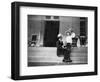 King Haakon VII of Norway, His Son Olav and Princess Victoria at Bygdoy, Norway, 1908-null-Framed Giclee Print