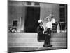 King Haakon VII of Norway, His Son Olav and Princess Victoria at Bygdoy, Norway, 1908-null-Mounted Giclee Print