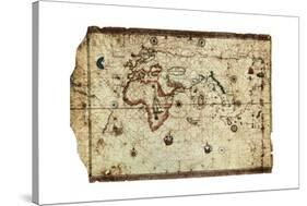 King Hamy' Navigational Chart, 1502-Amerigo Vespucci-Stretched Canvas