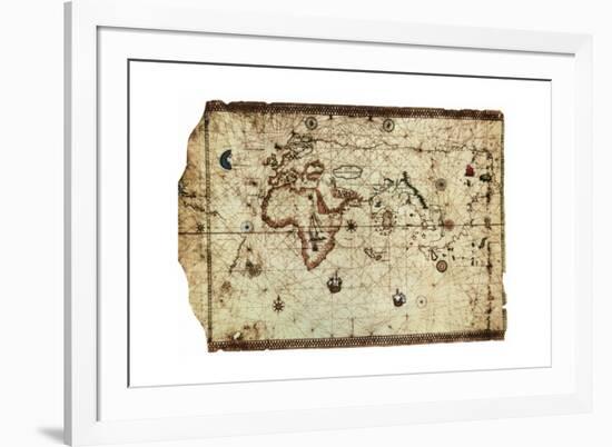 King Hamy' Navigational Chart, 1502-Amerigo Vespucci-Framed Giclee Print