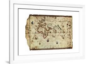 King Hamy' Navigational Chart, 1502-Amerigo Vespucci-Framed Giclee Print