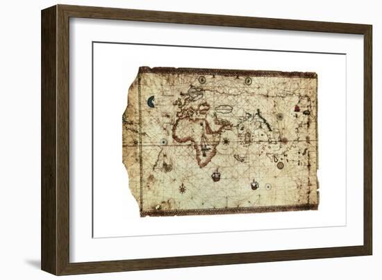 King Hamy' Navigational Chart, 1502-Amerigo Vespucci-Framed Giclee Print