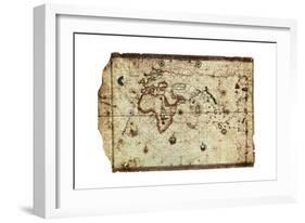 King Hamy' Navigational Chart, 1502-Amerigo Vespucci-Framed Giclee Print