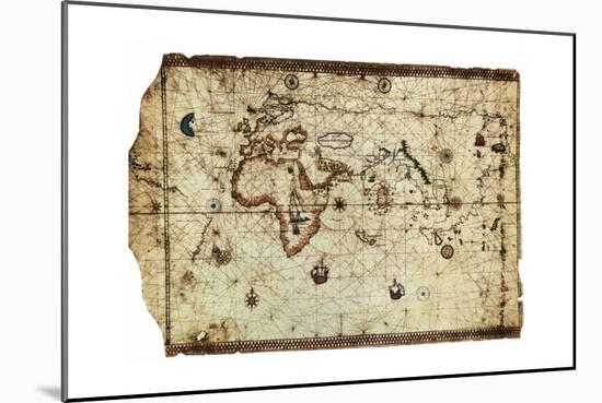 King Hamy' Navigational Chart, 1502-Amerigo Vespucci-Mounted Giclee Print