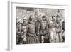 King Henri III of France Doing Penance by Walking Through the Streets of Paris-Pat Nicolle-Framed Giclee Print