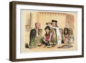 King Henry I and Serlo, Bishop of Seez-Richard Doyle-Framed Giclee Print