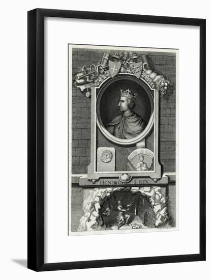 King Henry I-George Vertue-Framed Art Print