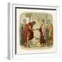 King Henry II of England Authorises Dermod to Levy Forces-James Doyle-Framed Art Print